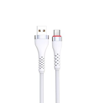 XO kabel NB213 USB - USB-C 1,0 m 2,4A biały