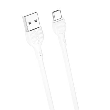 XO kabel NB200 USB - USB-C 2,0m 2.1A biały