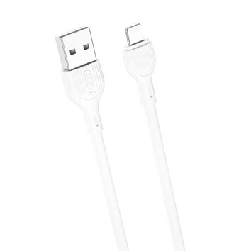 XO kabel NB200 USB - Lightning 2,0m 2.1A biały