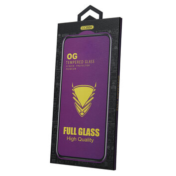 Szkło hartowane OG Premium do iPhone 13 Pro Max / 14 Plus 6,7" czarna ramka