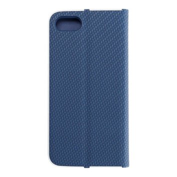 Kabura LUNA Book Carbon do IPHONE 7 / 8 / SE 2020 / SE 2022 niebieski