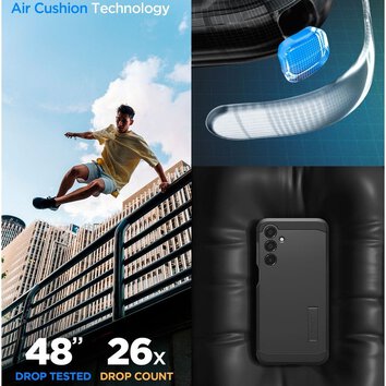 SPIGEN futerał TOUGH ARMOR do SAMSUNG A16 4G / 5G black