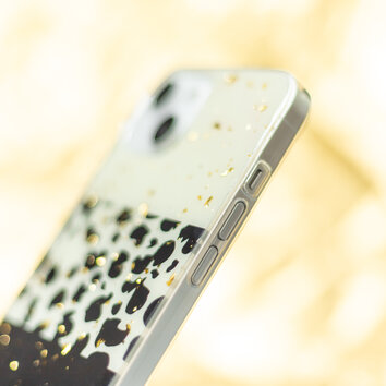 Nakładka Gold Glam do Samsung Galaxy A73 5G panterka 2
