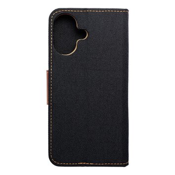 Kabura CANVAS Book do IPHONE 16 czarny
