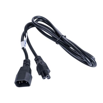 Akyga kabel zasilający do notebooka AK-NB-09A koniczynka CCA IEC C5 / C14 1.5 m