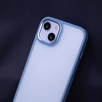 Nakładka Satin Matt do iPhone 15 Plus 6,7" niebieska