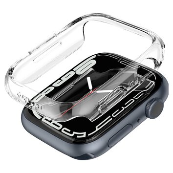 Spigen nakładka Thin Fit Apple Watch 7 (45mm) crystal clear