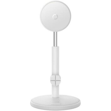 BASEUS uchwyt biurkowy teleskopowy magnetyczny kompatybilny z Magsafe BS-HP014 biay