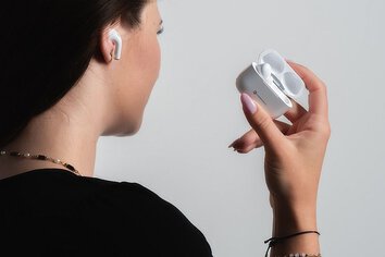FORCELL F-AUDIO suchawki bezprzewodowe / bluetooth stereo TWS Master PRO biae