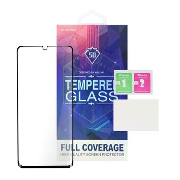 5D Full Glue Tempered Glass - do Samsung Galaxy S10 plus (hole) czarny