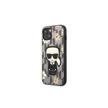 Karl Lagerfeld nakładka do iPhone 13 Pro KLHCP13LPMNFIK1 szara hard case Monogram Iconic Karl
