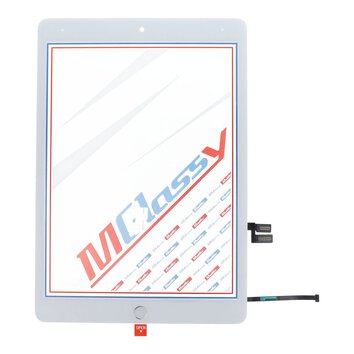 MUSTTBY Ekran dotykowy + taśma klejąca + Home do iPAD 9 (biały)