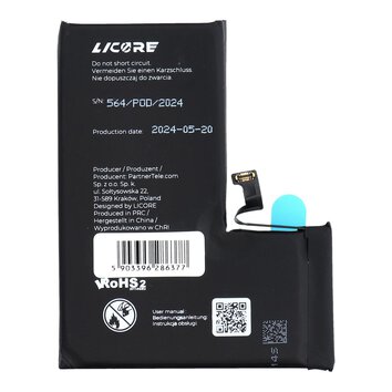 Bateria do Iphone 14 PRO 3200 mAh LICORE