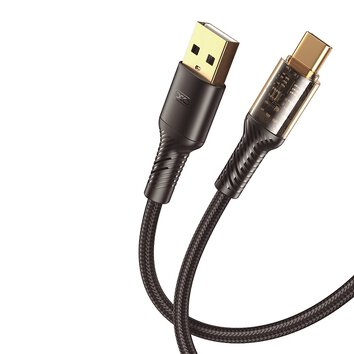 XO Clear kabel NB229 USB - USB-C 1,0 m 2,4A czarny