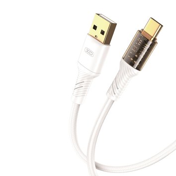 XO Clear kabel NB229 USB - USB-C 1,0 m 2,4A biały