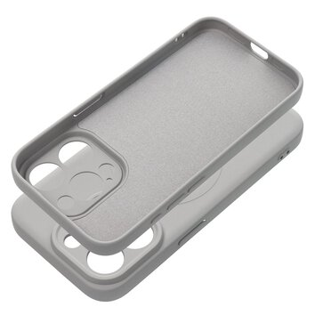 Futera Silicone Mag Cover kompatybilny z MagSafe do IPHONE 15 PRO tytanowy szary