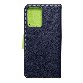 Kabura Fancy Book do  XIAOMI Redmi NOTE 12 4G granatowy / limonka