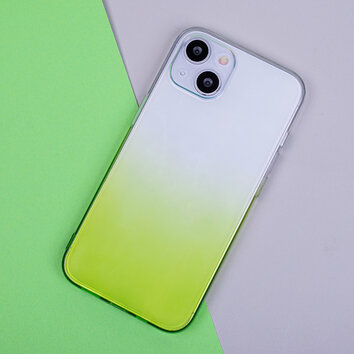 Nakładka Gradient 2 mm do iPhone 15 Plus 6,7" zielona