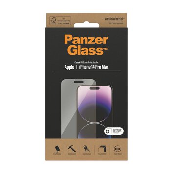 PanzerGlass szkło antybakteryjne Classic Fit do iPhone 14 Pro Max 6,7"