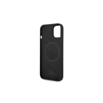Karl Lagerfeld nakładka do iPhone 14 6,1" KLHMP14SSNIKBCK czarna hard case Magsafe Silicone NFT Ikonik