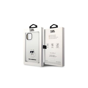 Karl Lagerfeld nakładka do iPhone 14 6,1" KLHMP14SSNCHBCH biała hard case Magsafe Silicone NFT Choupette