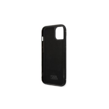 Karl Lagerfeld nakładka do iPhone 14 6,1" KLHCP14SCSSK czarna hard case Cardslot Sign