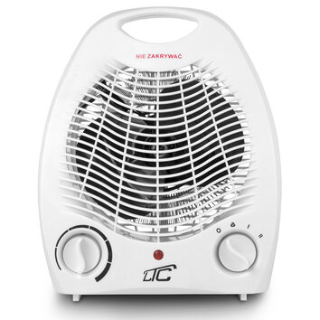 Grzejnik biały - termowentylator LTC REG. 1000/2000W - 230V