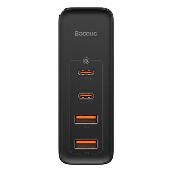 Baseus ładowarka sieciowa GaN2 Pro PD 100W 2x USB-C 2x USB czarna