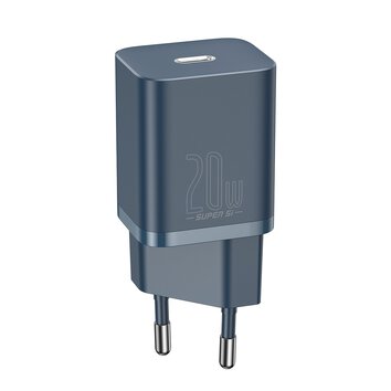 Baseus ładowarka sieciowa Super Si PD 20W 1x USB-C niebieska + kabel USB-C - Lightning