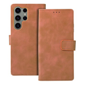 Kabura TENDER Book do SAMSUNG S23 Ultra brzowy