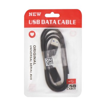 Kabel USB - Typ C 3.0 HD2 czarny 1 metr