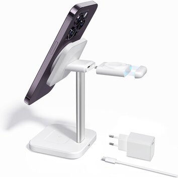 ESR HALOLOCK 3IN1 WATCH MAGNETIC MAGSAFE WIRELESS CHARGER WHITE
