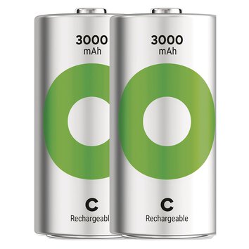 2 x akumulatorki C / R14 Ni-MH GP ReCyko 3000 mAh