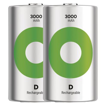 2 x akumulatorki D / R20 Ni-MH GP ReCyko 3000mAh