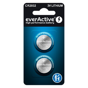 2 x bateria litowa mini everActive CR2032