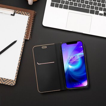 Kabura LUNA Book Gold do XIAOMI Redmi 9AT / Redmi 9A czarny