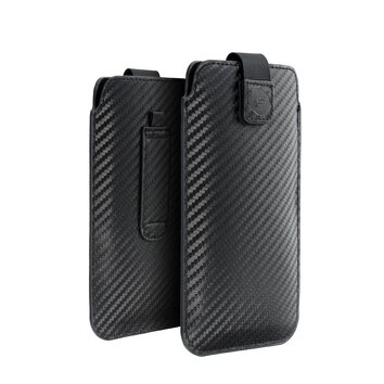 Futerał POCKET Carbon - Model 11 - do IPHONE 12 / 12 PRO SAMSUNG Note / Note 2 / Note 3 / Xcover 5 / S21