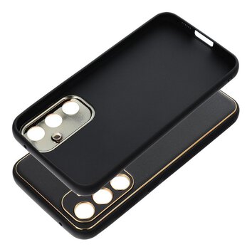 Futera LEATHER Case skrzany do SAMSUNG Galaxy S23 FE czarny
