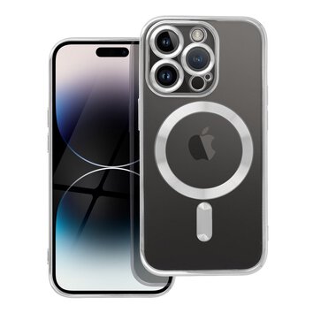 Futera Electro Mag Cover kompatybilny z MagSafe do IPHONE 14 PRO srebrny
