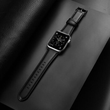 DUX DUCIS pasek YA skrzany do Apple Watch 38 / 40 / 41 mm czarny