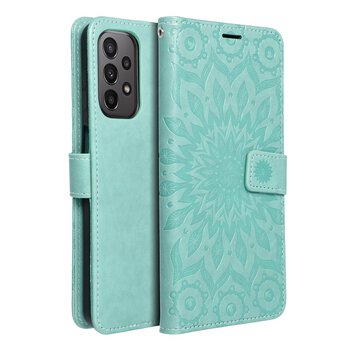 Kabura MEZZO Book do SAMSUNG A23 5G mandala zielony