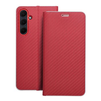 Kabura LUNA Book Carbon do SAMSUNG A35 5G czerwony