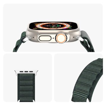 DUX DUCIS pasek GS nylonowy do Apple Watch 38 / 40 / 41 mm zielony