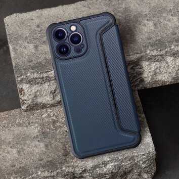 Kabura RAZOR Book do IPHONE 15 Plus niebieski