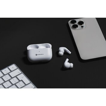 FORCELL F-AUDIO suchawki bezprzewodowe / bluetooth stereo TWS Master PRO biae