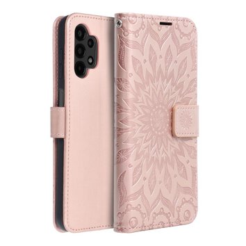 Kabura MEZZO Book do SAMSUNG A13 4G mandala złoty róż