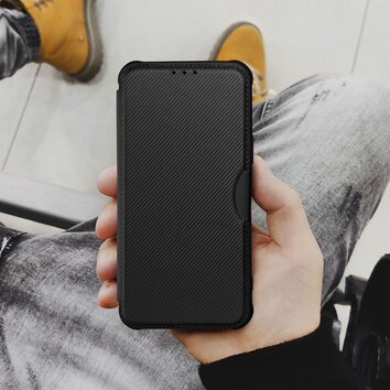 Kabura RAZOR Book do IPHONE 16 Plus czarny