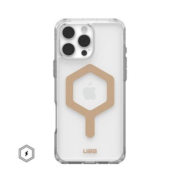Futerał (UAG) Urban Armor Gear Plyo kompatybilny z MagSafe do IPHONE 16 Pro Max ice / gold