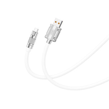 XO kabel NB227 USB - microUSB 1,2 m 6A biały