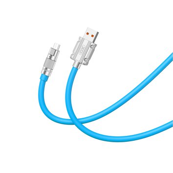 XO kabel NB227 USB - microUSB 1,2 m 6A niebieski